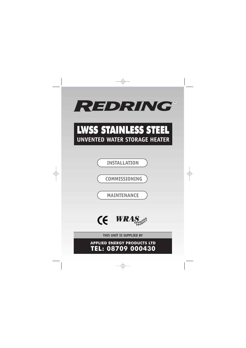 Redring DC3810 User Manual | 24 pages