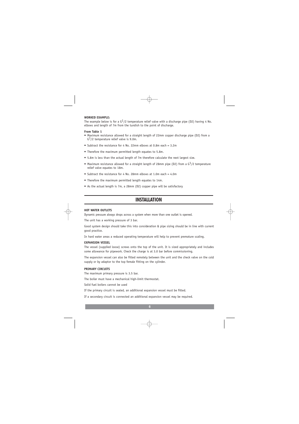 Installation | Redring DC3810 User Manual | Page 7 / 24