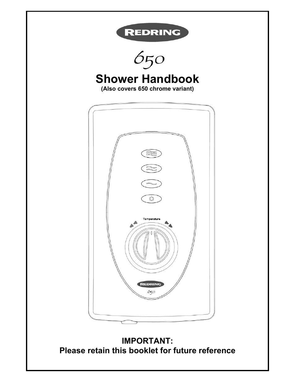 Redring 650 User Manual | 12 pages
