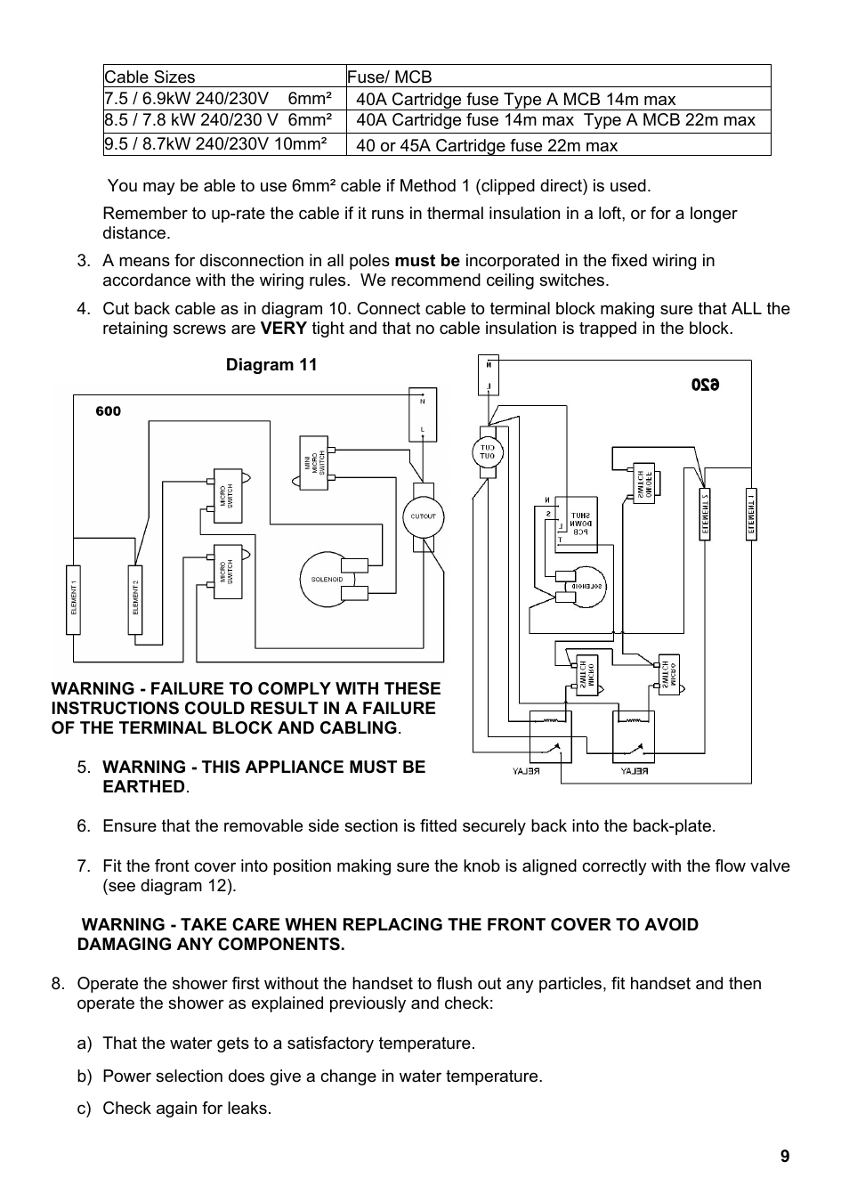 Redring 620 User Manual | Page 9 / 12