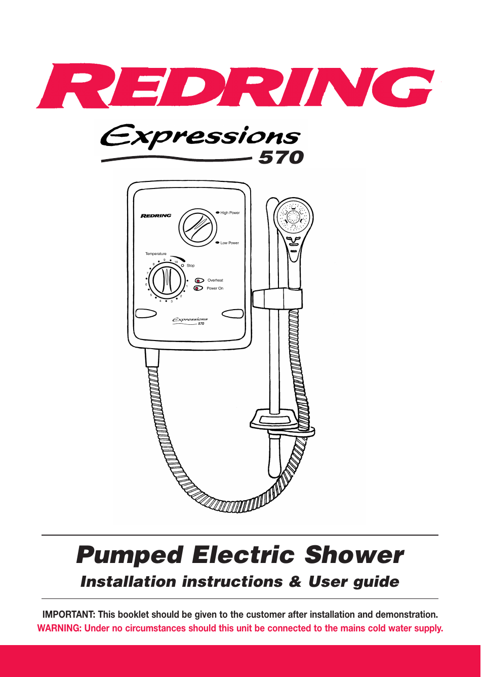 Redring EXPRESSIONS 570 User Manual | 12 pages