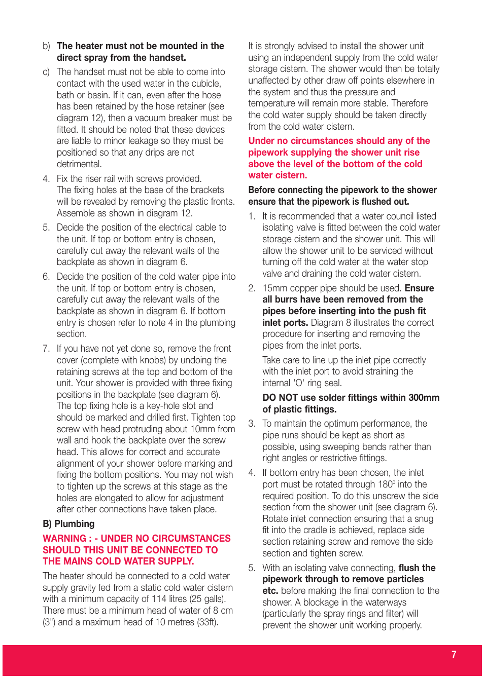 Redring EXPRESSIONS 570 User Manual | Page 7 / 12
