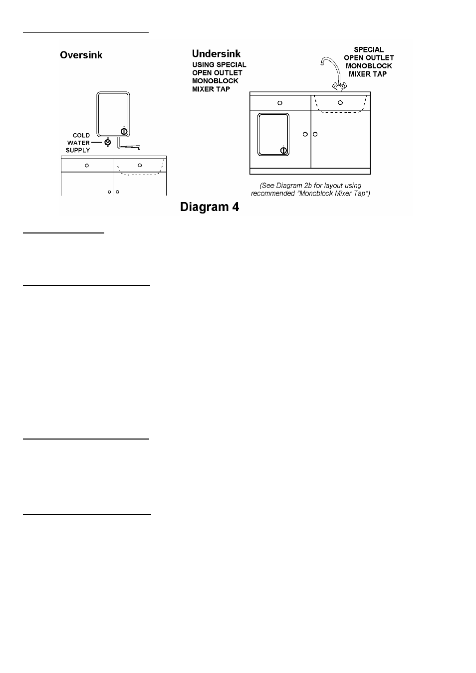 Suggested installation plan draining the tank, If the unit fails to heat water, Redring after sales service | Recommended accessories | Redring WS7 User Manual | Page 3 / 4