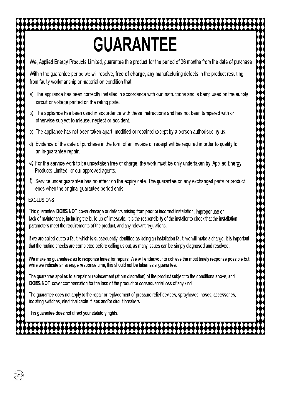 Redring WS7 User Manual | Page 4 / 4