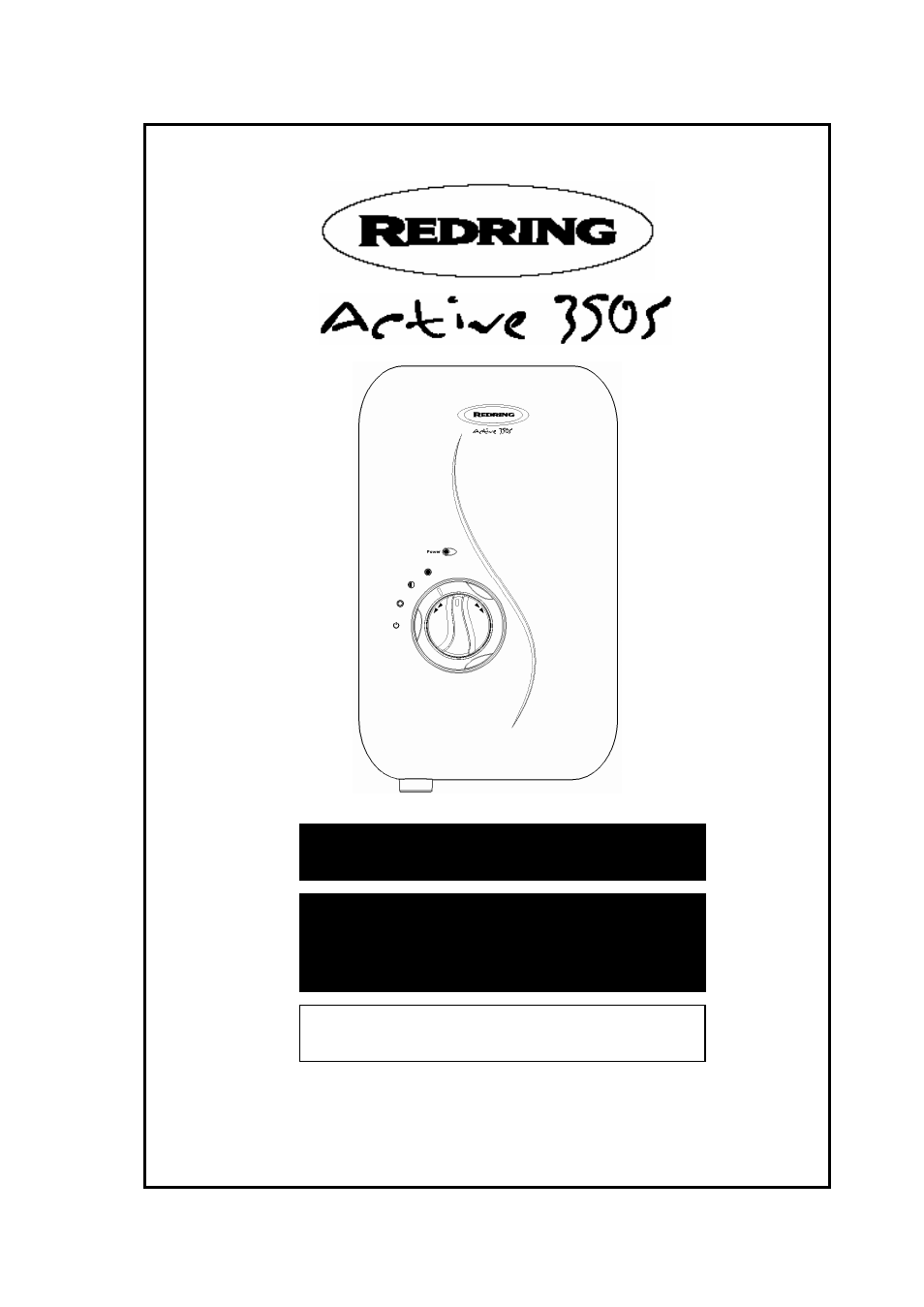 Redring 350S User Manual | 12 pages