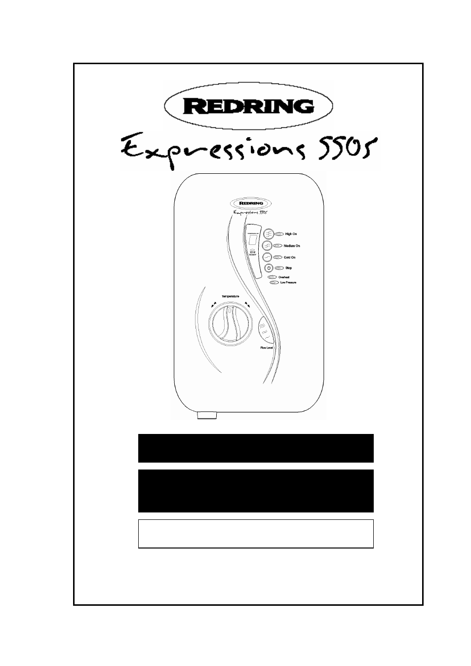 Redring 550S User Manual | 12 pages