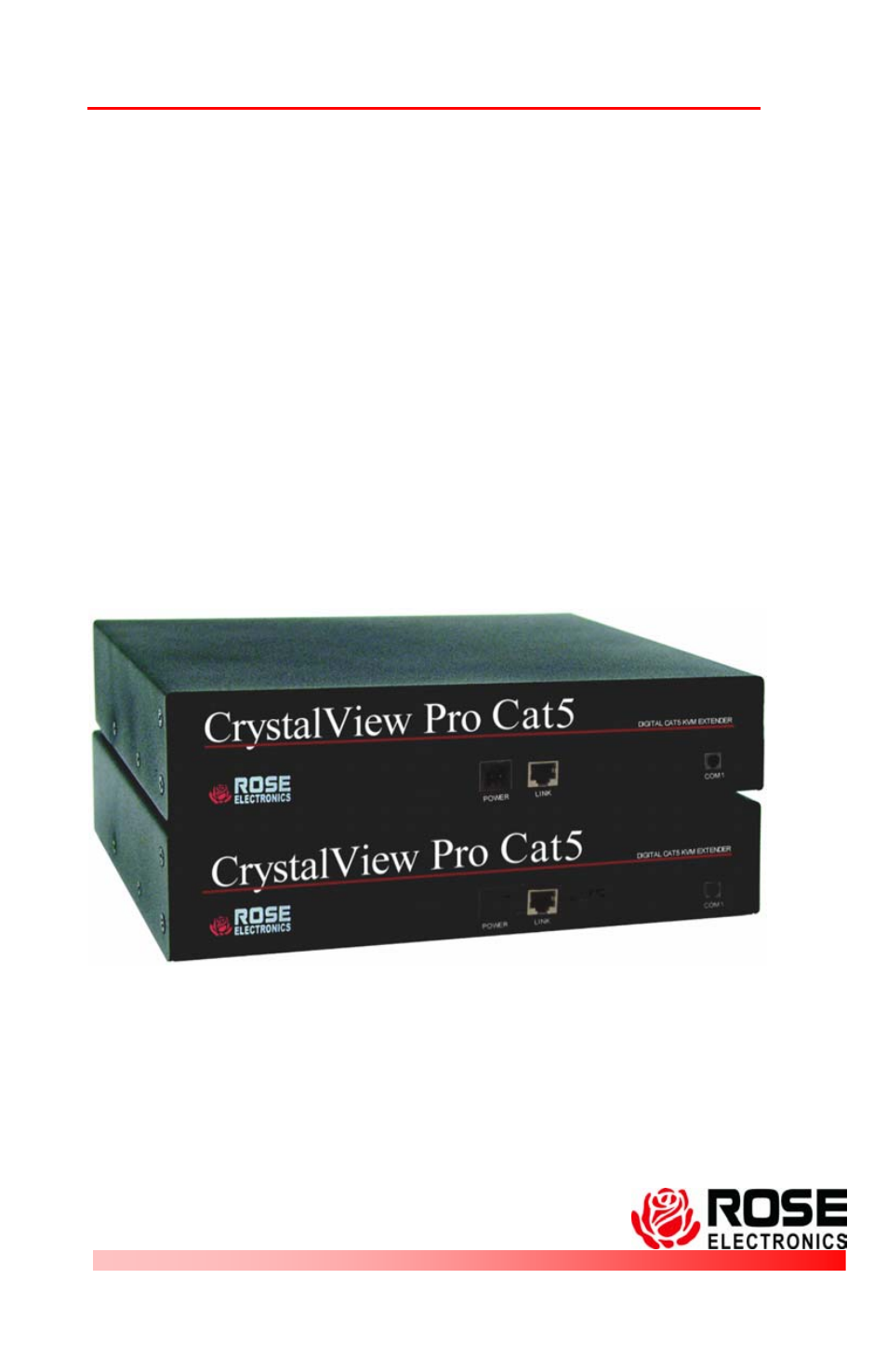 Rose electronic CRYSTALVIEW PRO CAT5 User Manual | 32 pages