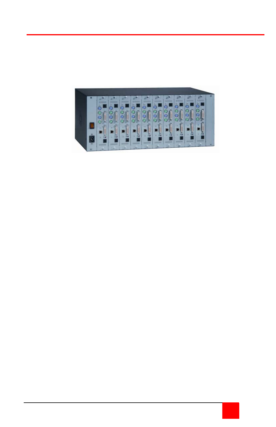 Rack model | Rose electronic CRYSTALVIEW PRO CAT5 User Manual | Page 9 / 32