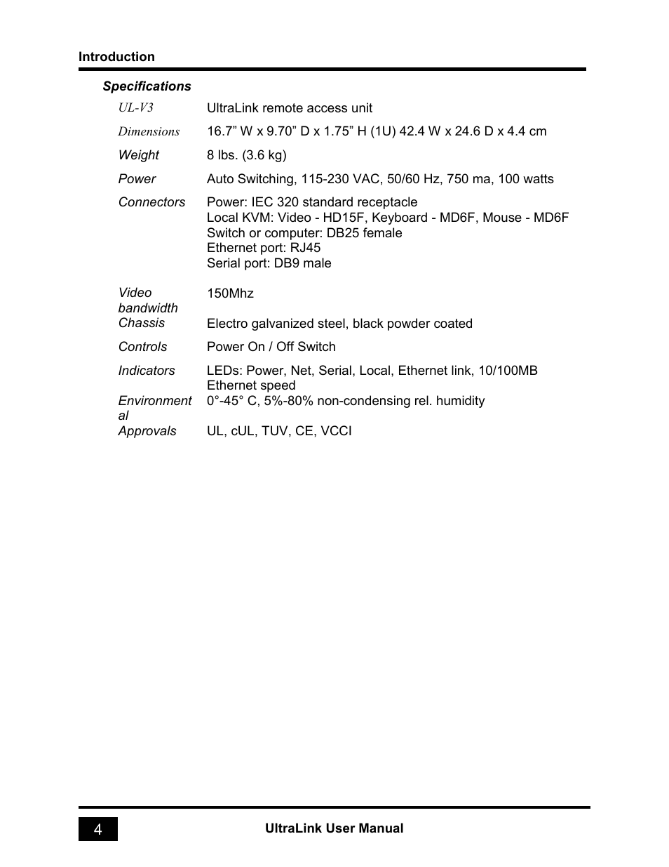 Rose electronic UL-V3 User Manual | Page 22 / 74