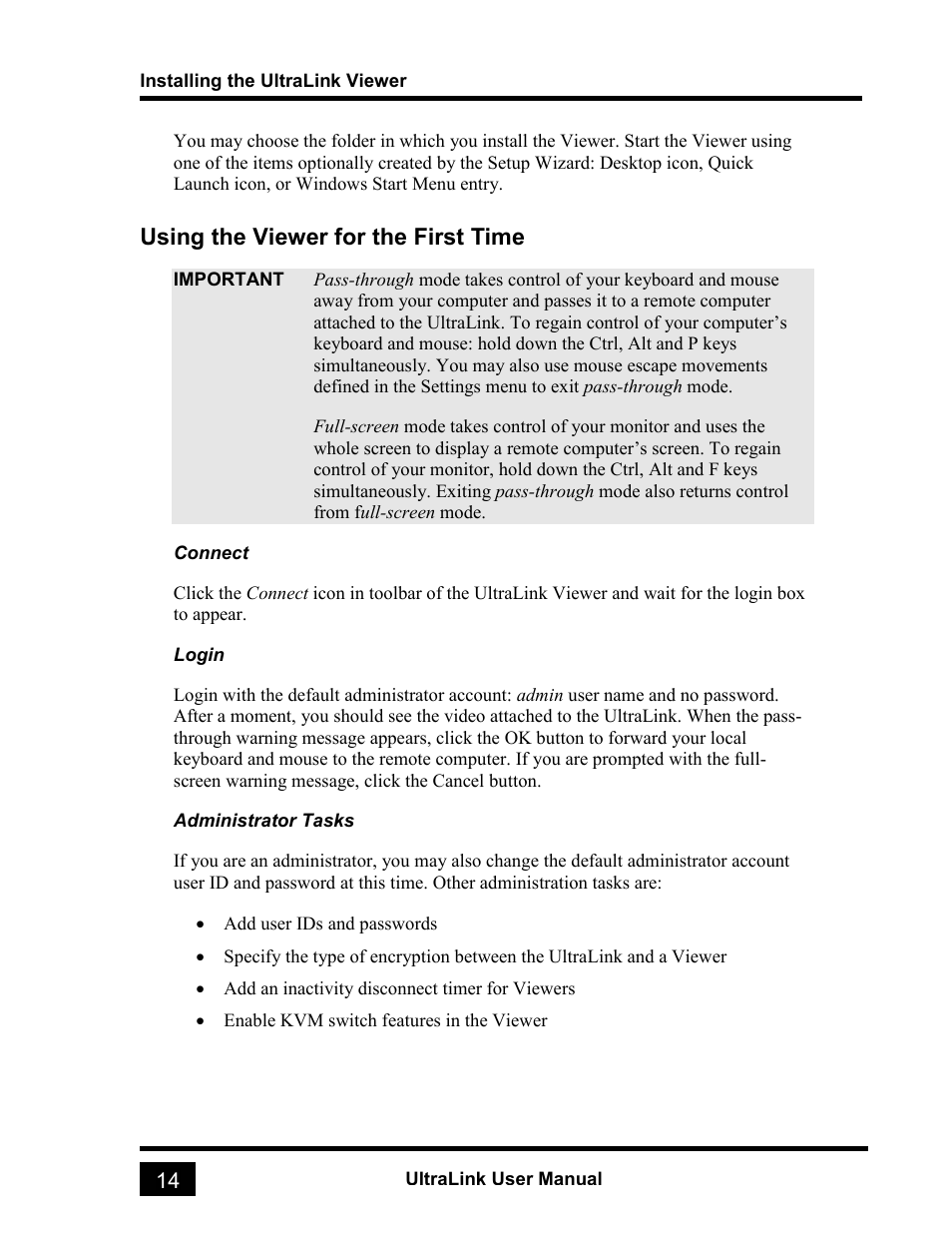 Using the viewer for the first time | Rose electronic UL-V3 User Manual | Page 32 / 74