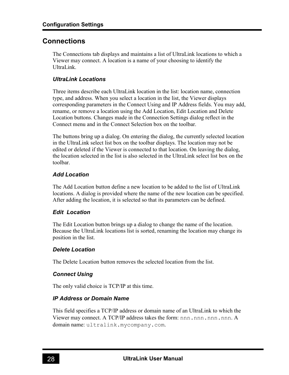 Connections | Rose electronic UL-V3 User Manual | Page 46 / 74