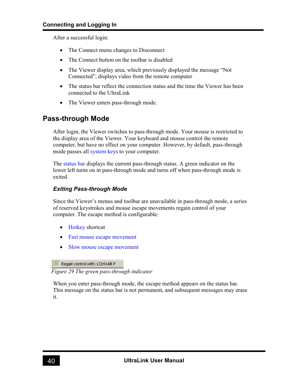 Pass-through mode | Rose electronic UL-V3 User Manual | Page 58 / 74