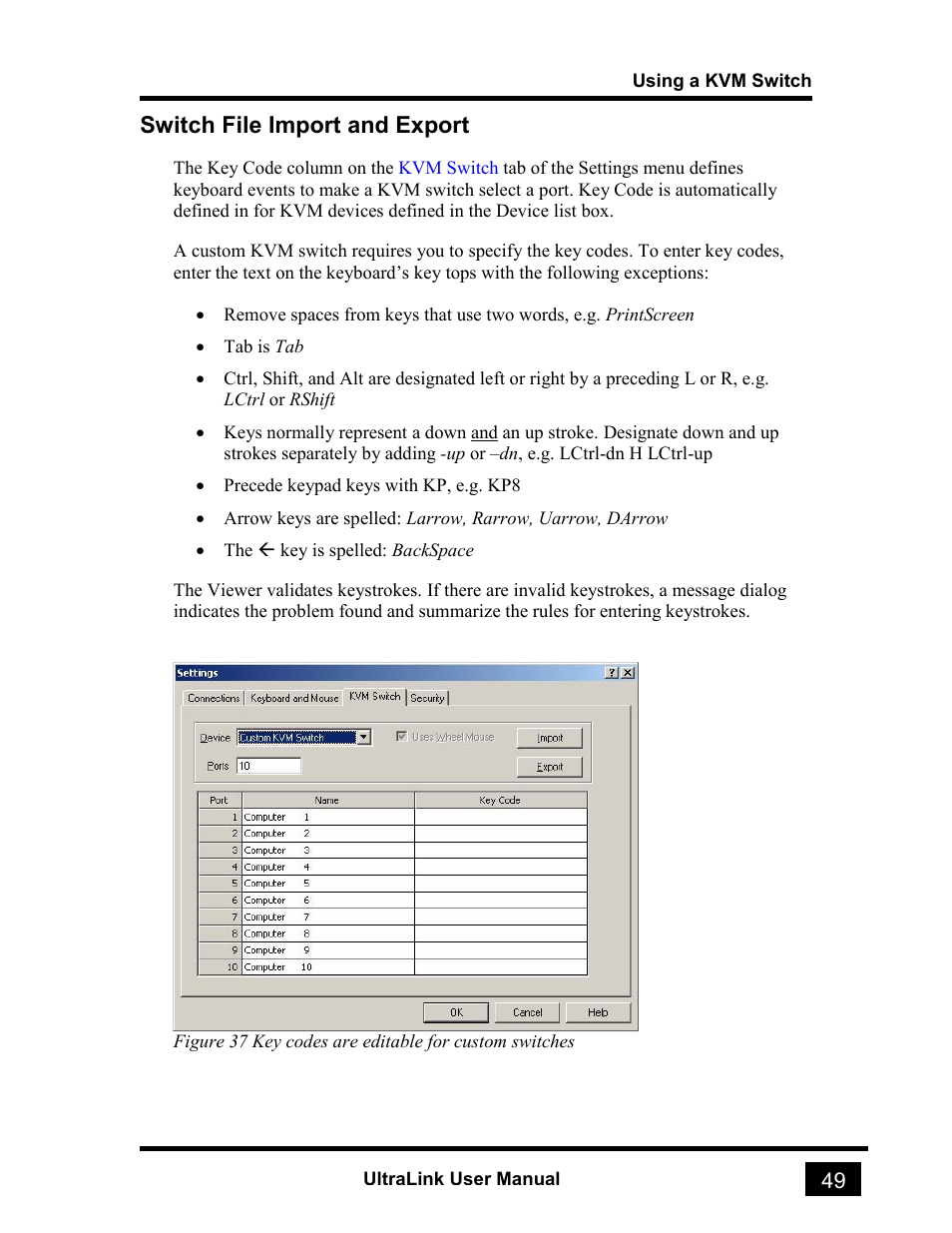 Switch file import and export | Rose electronic UL-V3 User Manual | Page 67 / 74