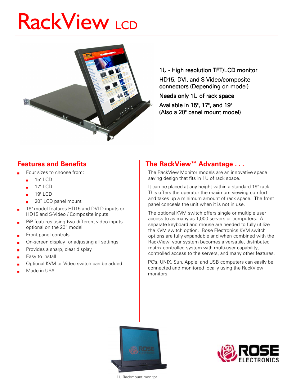 Rose electronic DVI-D User Manual | 2 pages