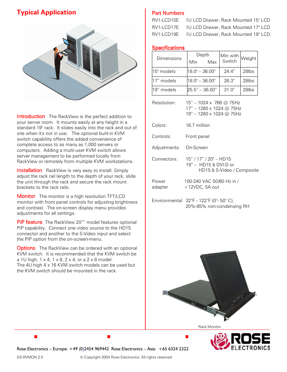 Typical application | Rose electronic DVI-D User Manual | Page 2 / 2