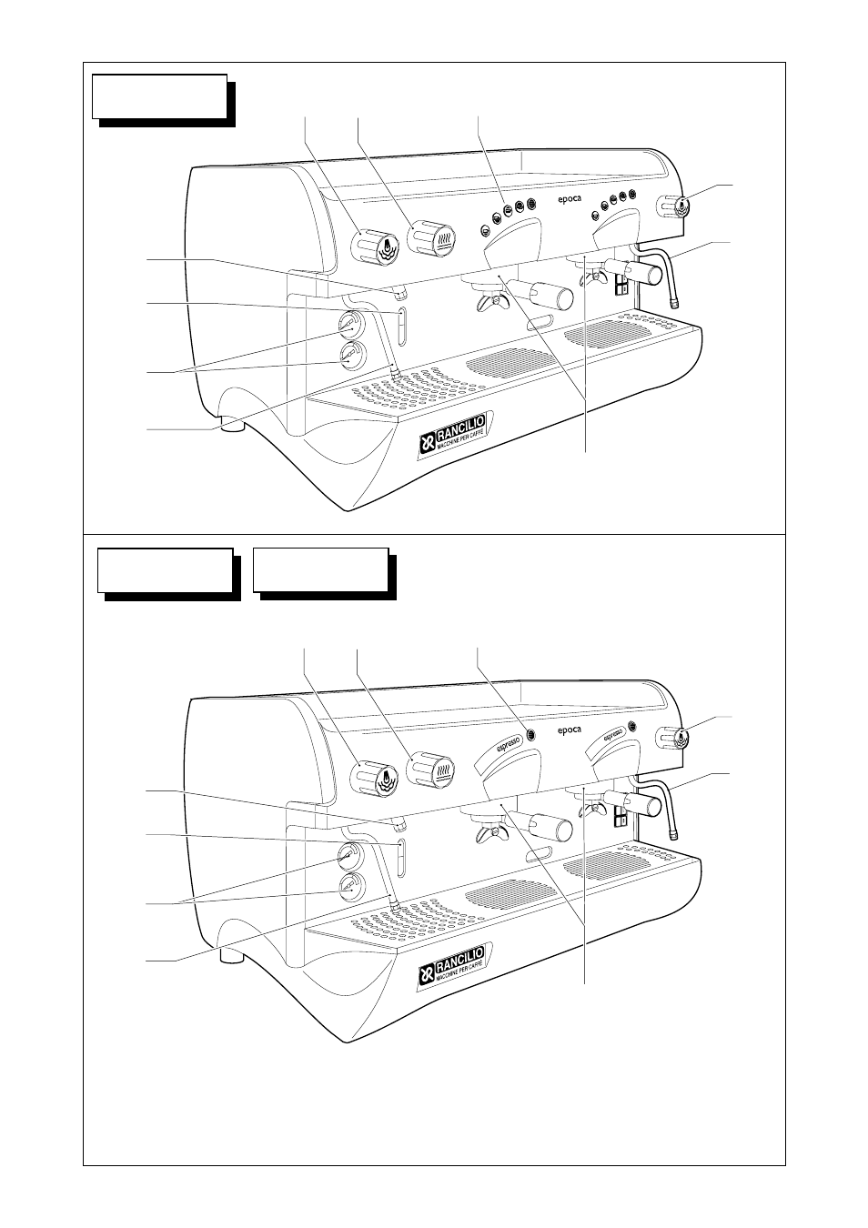 Mod. cd mod. de mod. s | Rancilio epoca DE User Manual | Page 8 / 21