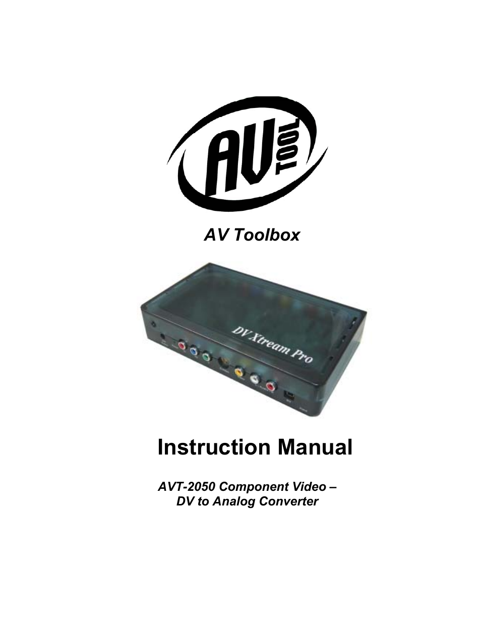 RCA AVT-2050 User Manual | 16 pages