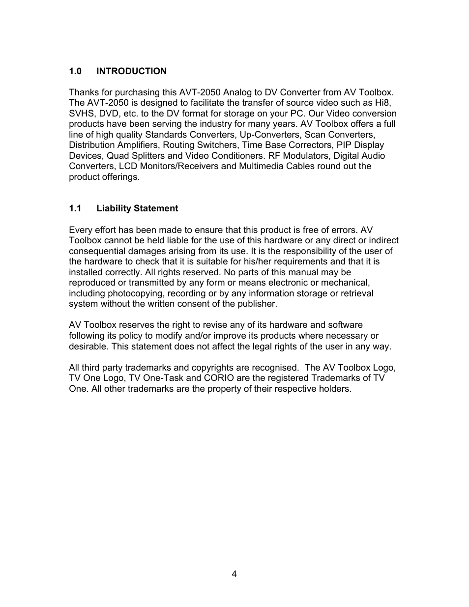 RCA AVT-2050 User Manual | Page 4 / 16