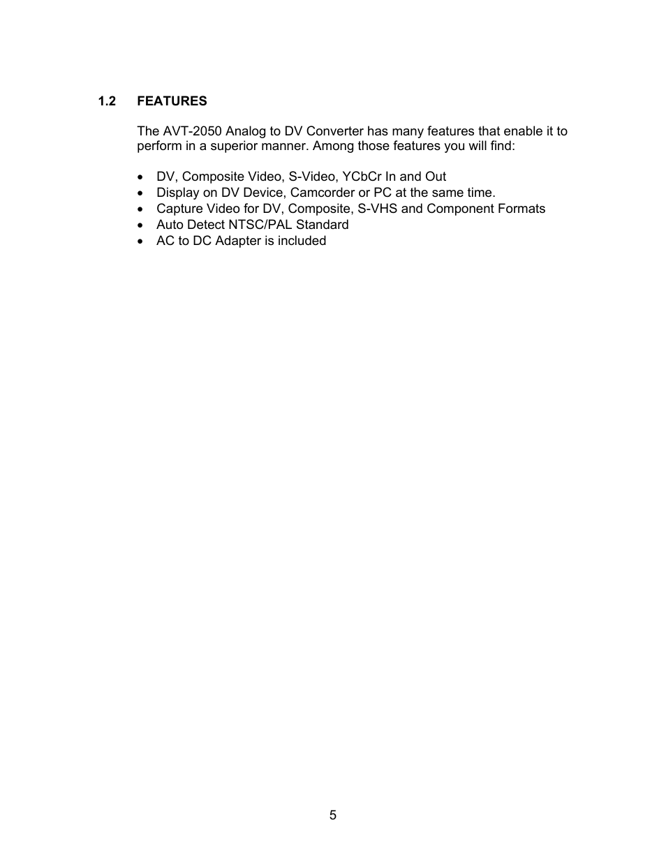 RCA AVT-2050 User Manual | Page 5 / 16