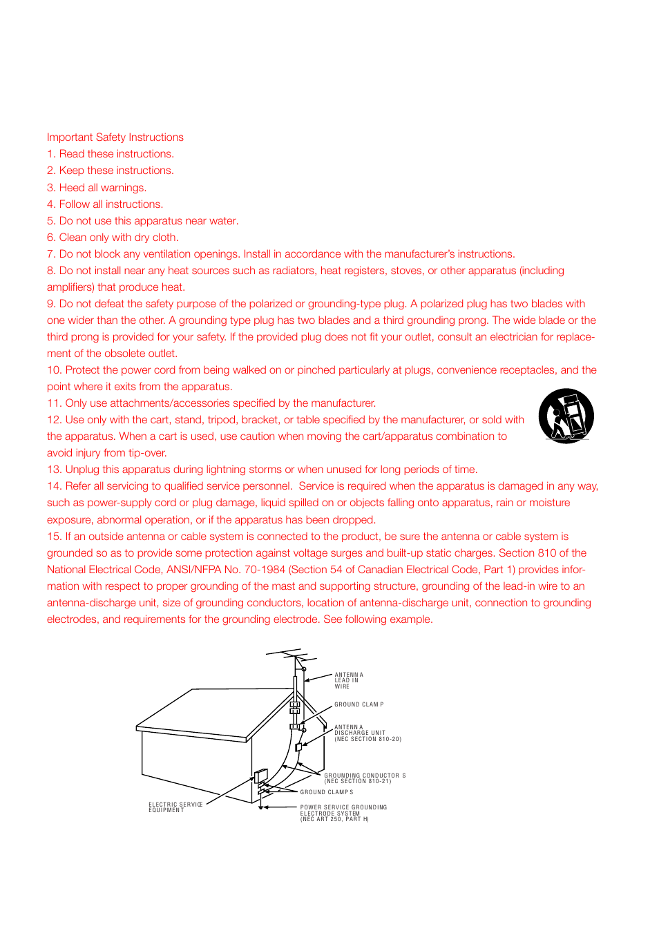 Important safety instructions | RCA LCD FLAT PANEL HDTV User Manual | Page 3 / 52