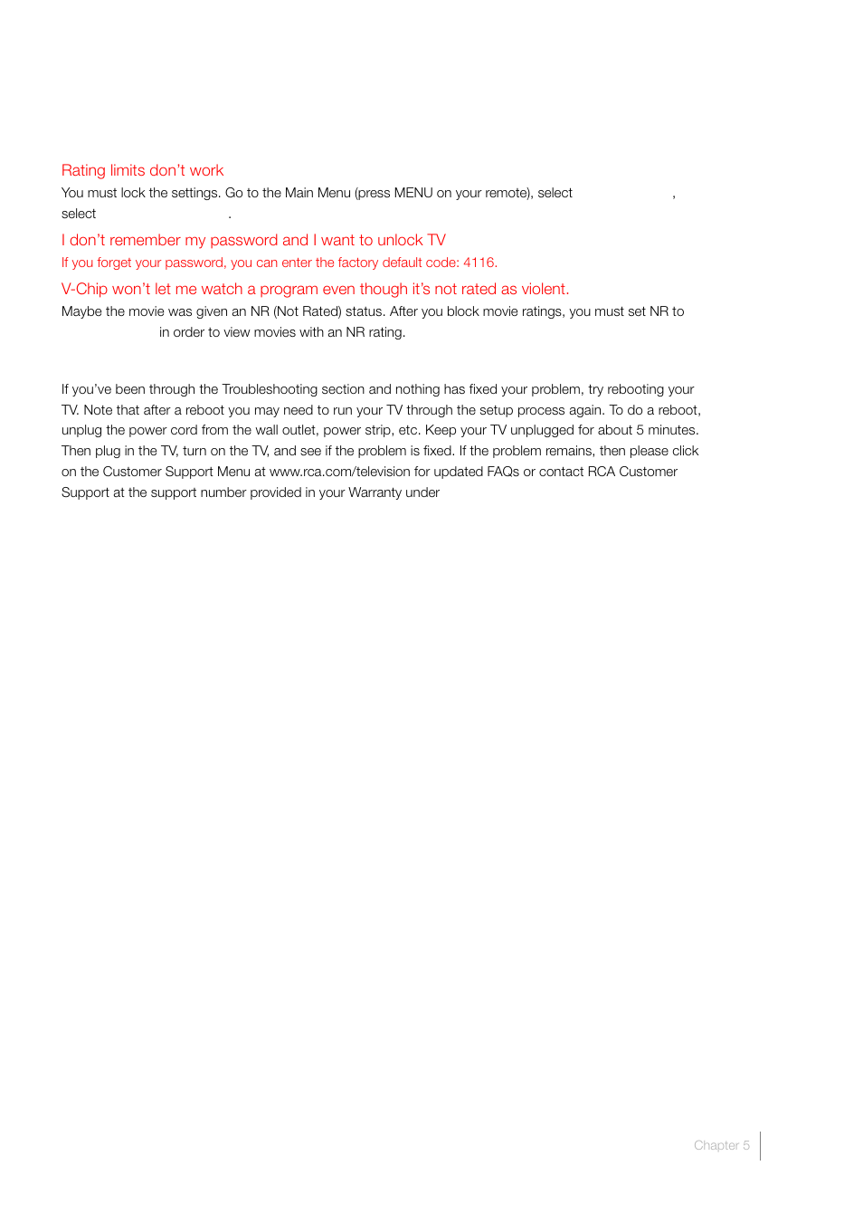 RCA LCD FLAT PANEL HDTV User Manual | Page 47 / 52