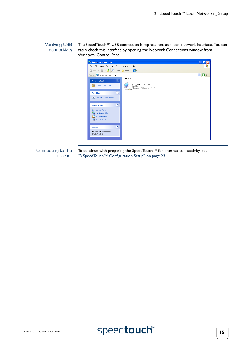 Verifying usb connectivity, Connecting to the internet | RCA 580 User Manual | Page 17 / 104