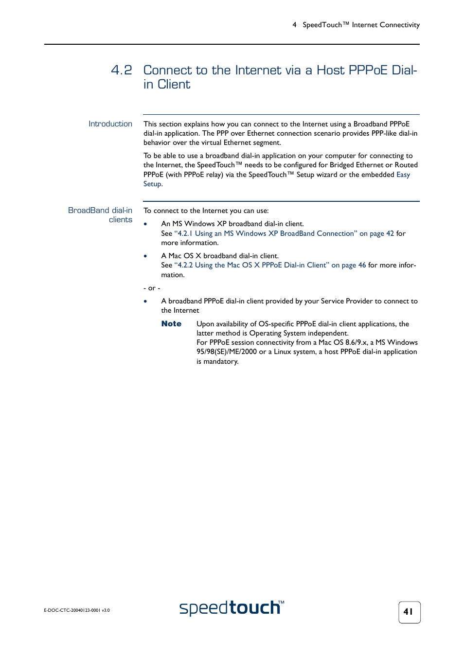 Introduction, Broadband dial-in clients | RCA 580 User Manual | Page 43 / 104