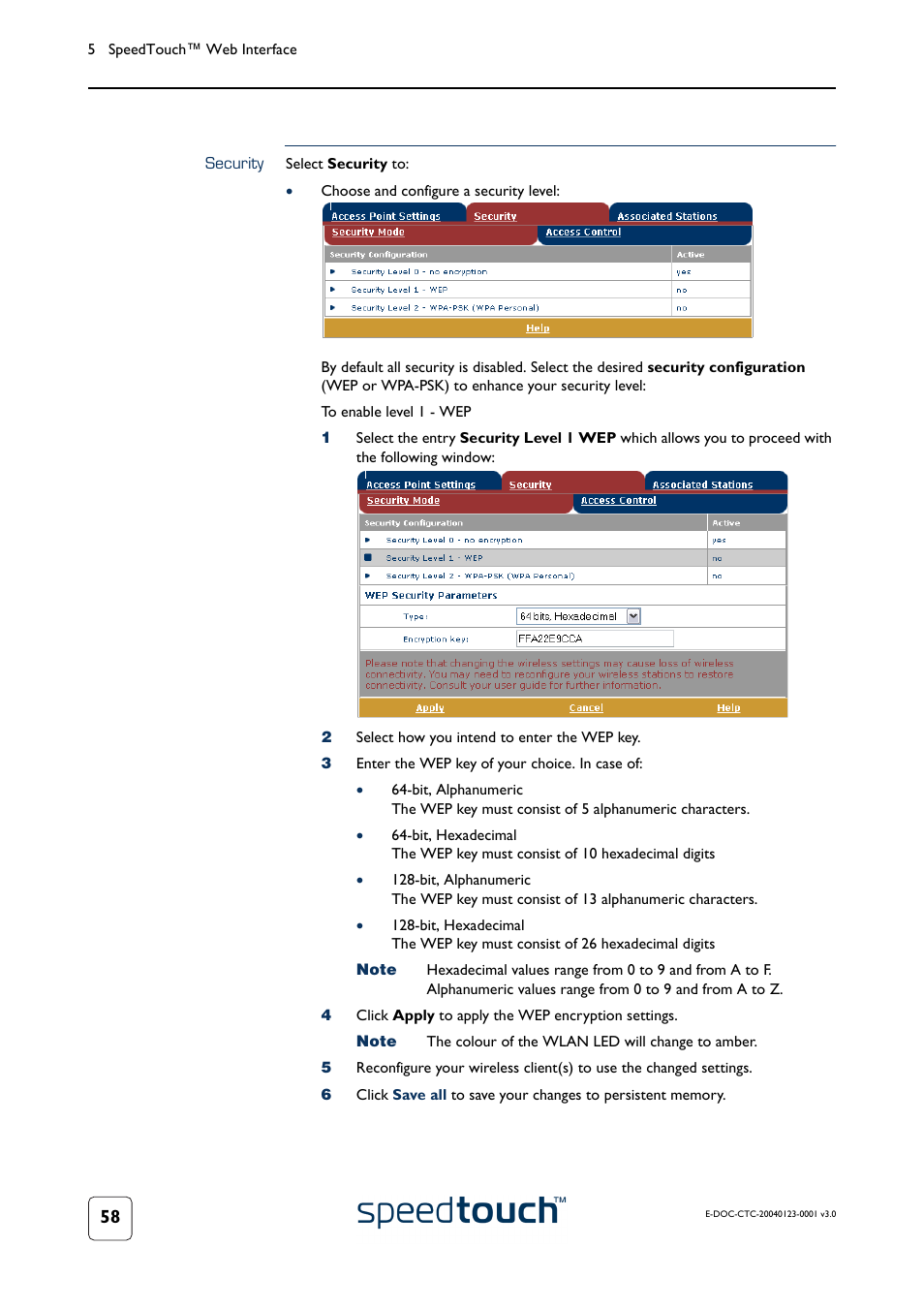 Security | RCA 580 User Manual | Page 60 / 104