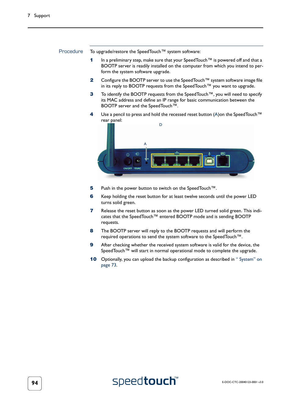 Procedure | RCA 580 User Manual | Page 96 / 104