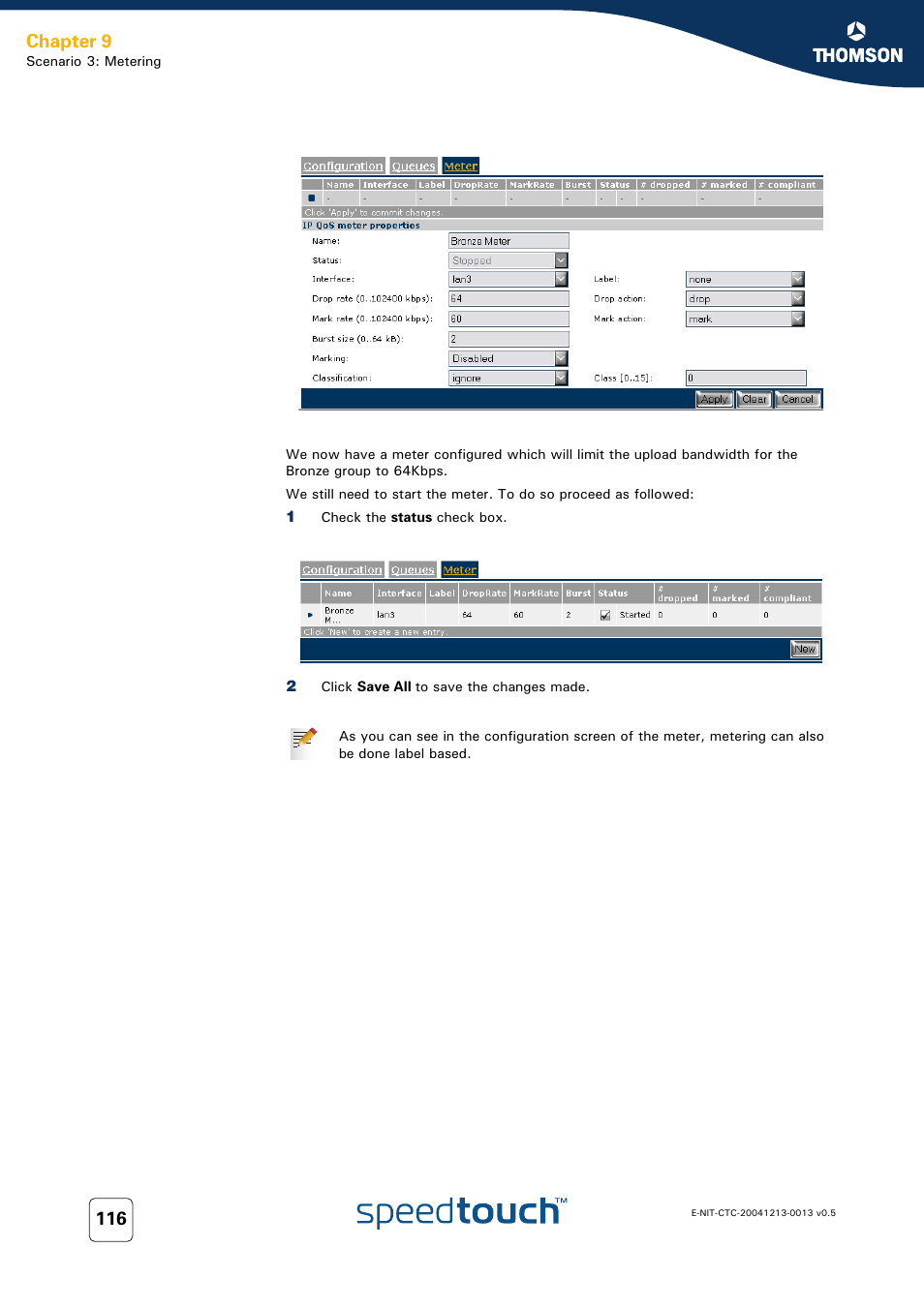 Chapter 9 | RCA THOMSON SpeedTouchTM (Wireless) Business DSL Router User Manual | Page 118 / 124