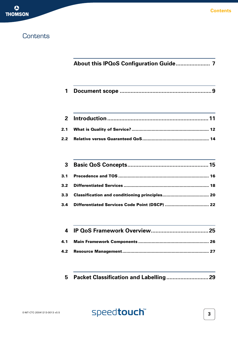 RCA THOMSON SpeedTouchTM (Wireless) Business DSL Router User Manual | Page 5 / 124