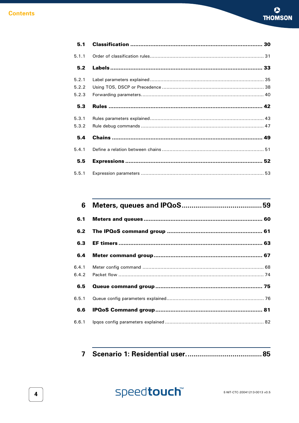 RCA THOMSON SpeedTouchTM (Wireless) Business DSL Router User Manual | Page 6 / 124