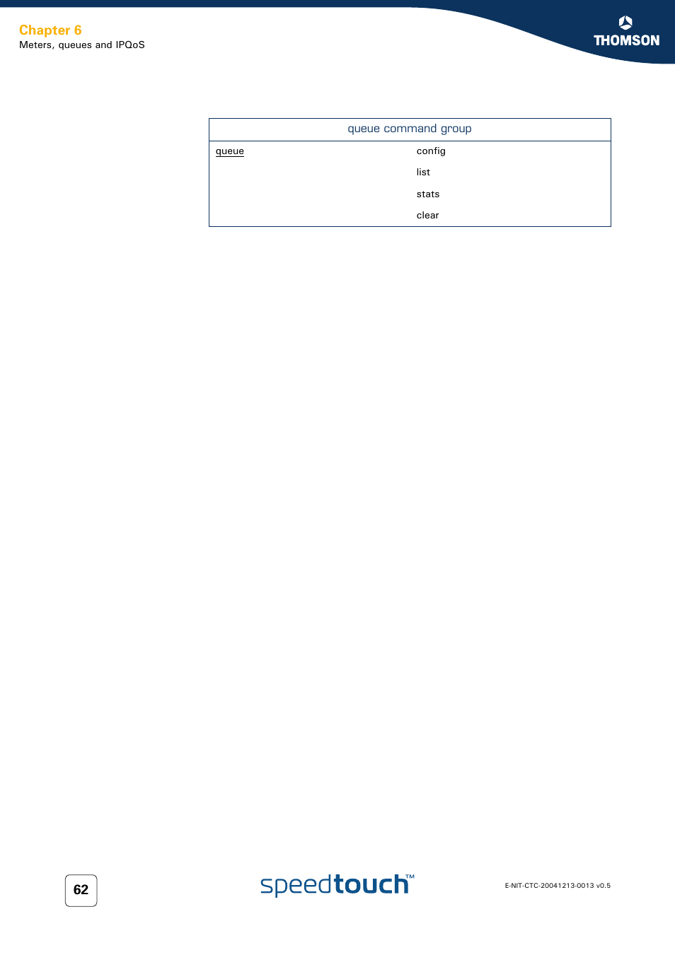 Chapter 6 | RCA THOMSON SpeedTouchTM (Wireless) Business DSL Router User Manual | Page 64 / 124