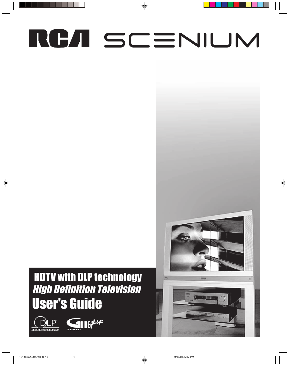 RCA SCENIUM HDLP50W151 User Manual | 96 pages