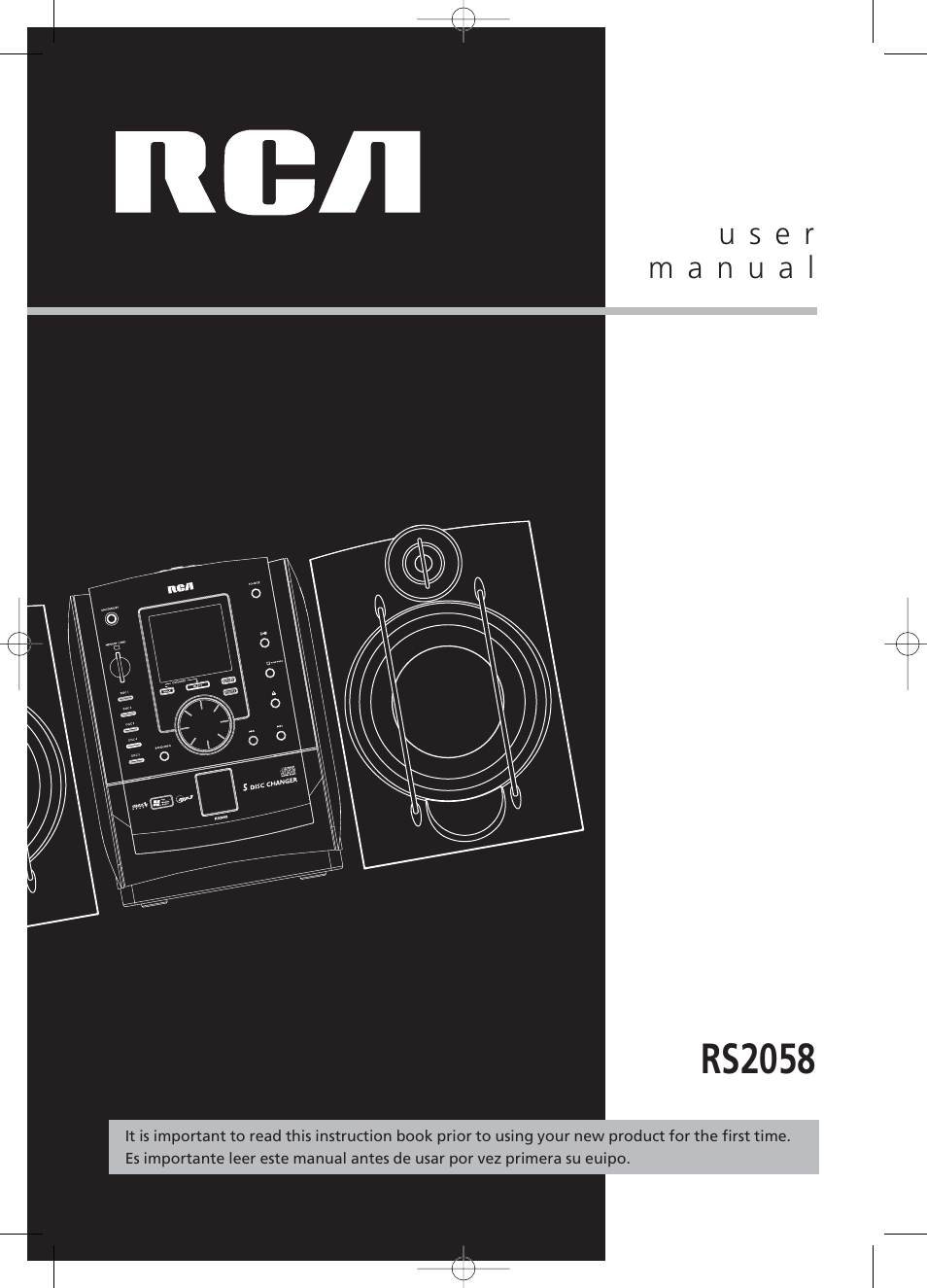 RCA RS2058 User Manual | 38 pages