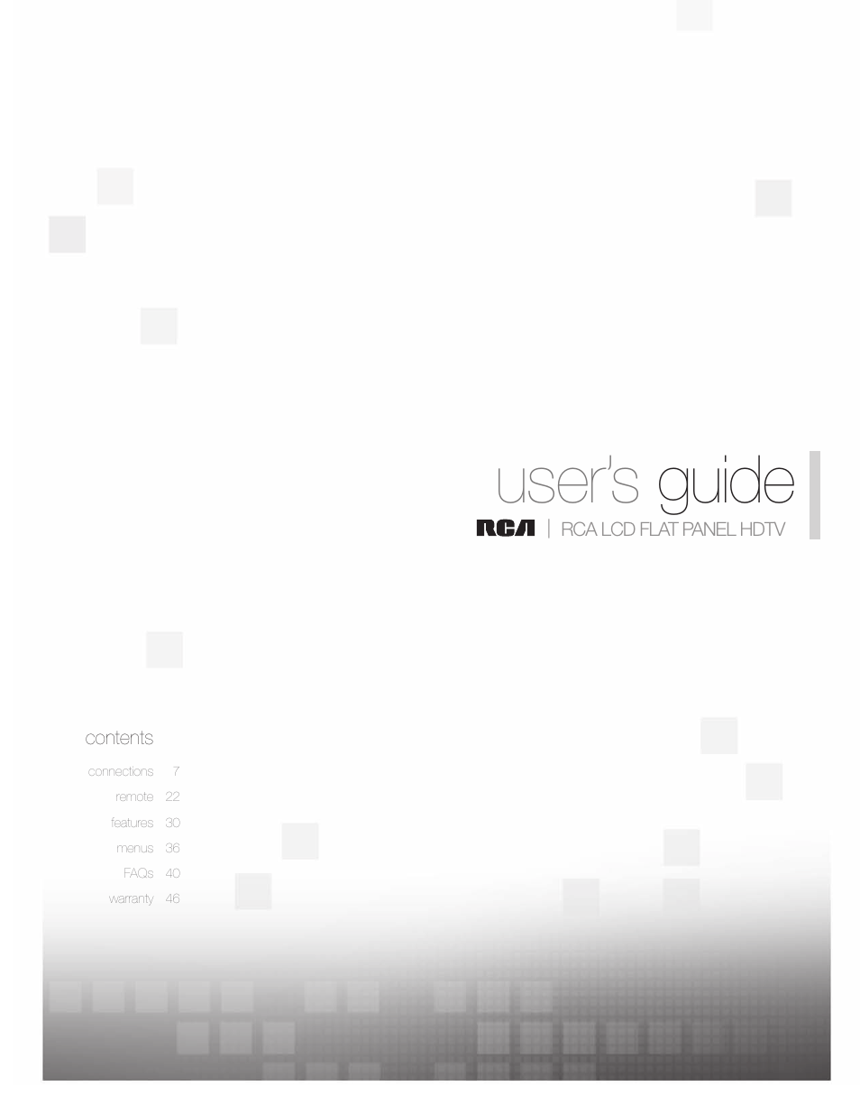 RCA L40HD36  ES User Manual | 52 pages