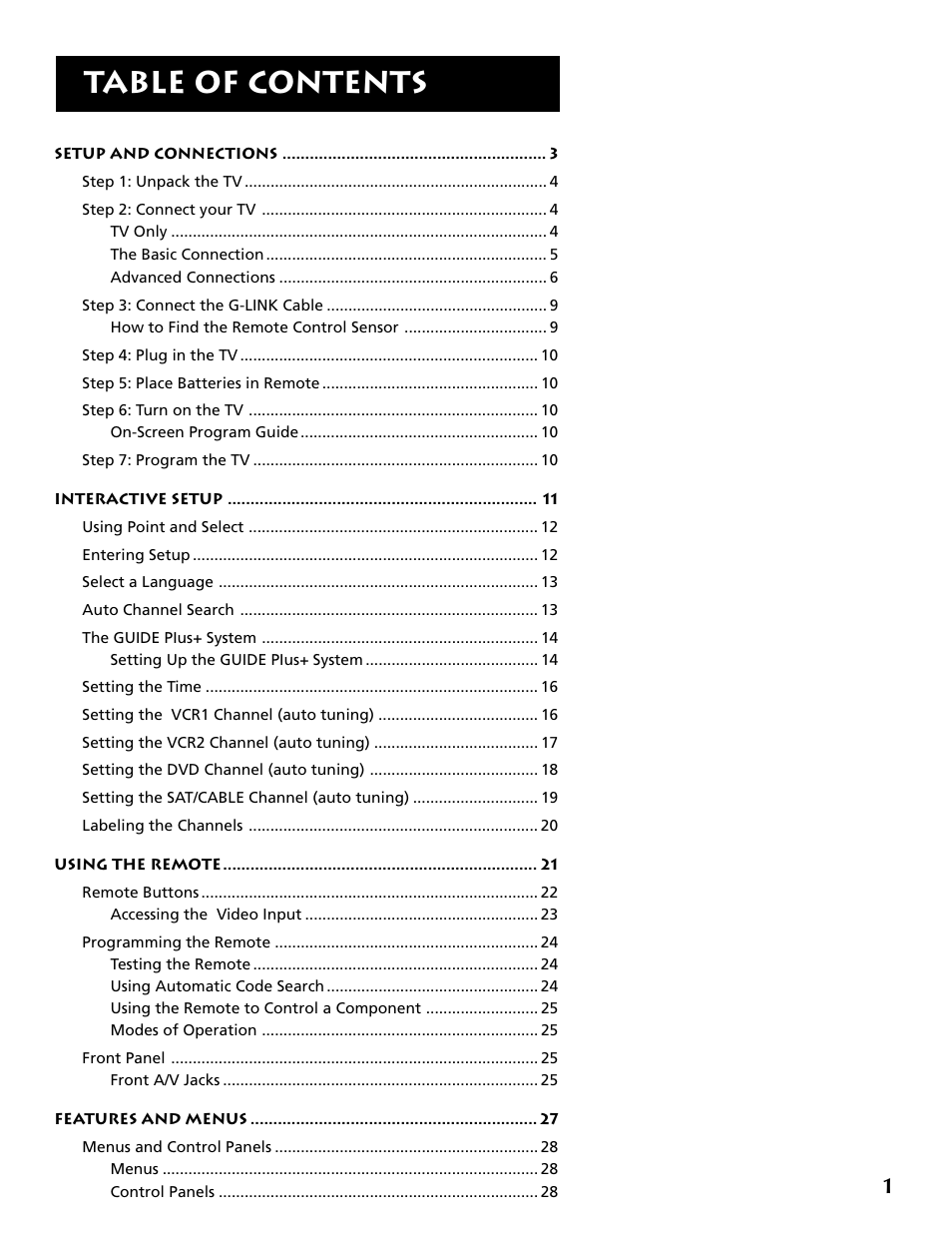 RCA F32715 User Manual | Page 3 / 64