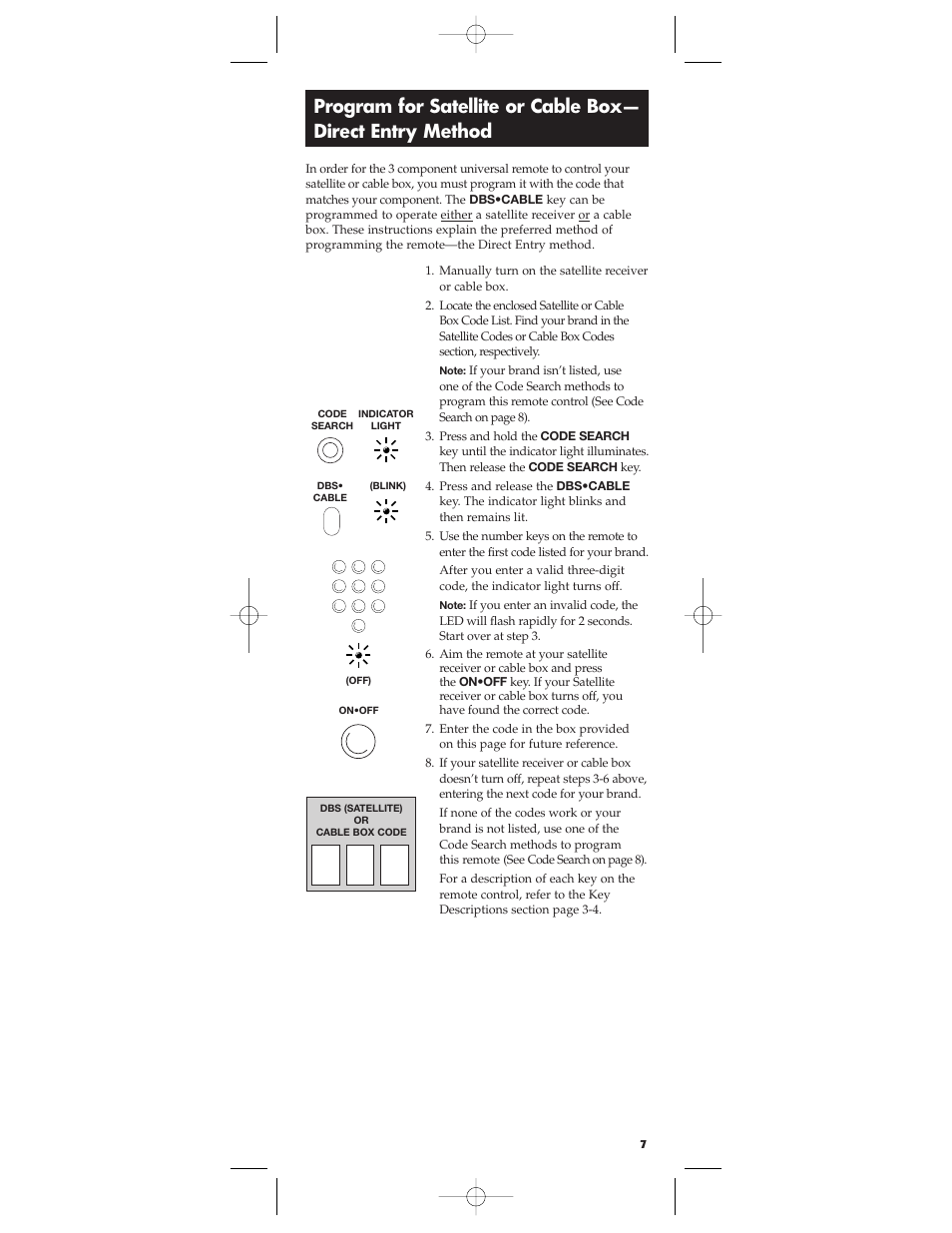 RCA RCU300 User Manual | Page 7 / 16