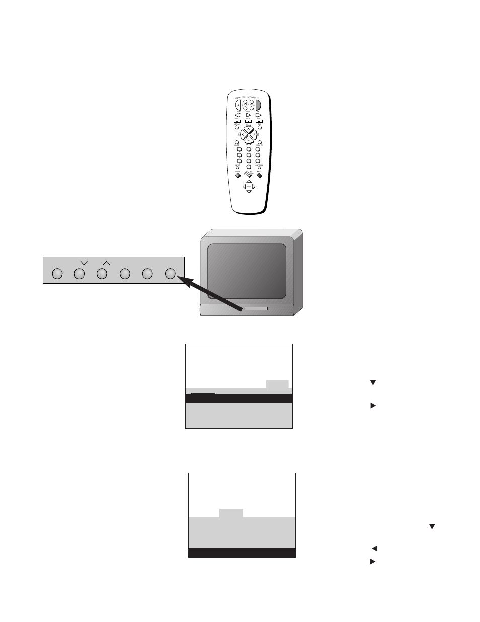 Quick guide to your tv, Startup, Set the time | 21 am 13, Turn on the tv, Press power on the remote, Press power on the tv | RCA 27000 User Manual | Page 5 / 32