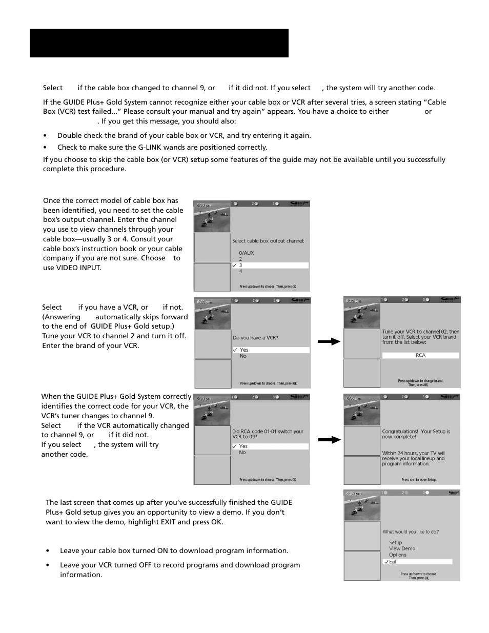 Interactive setup | RCA F27689 User Manual | Page 17 / 64