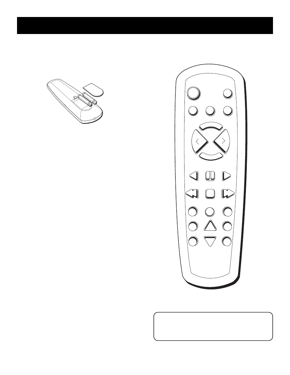 Using the remote control, Battery installation, General controls | RCA RP-9349  ES User Manual | Page 16 / 42