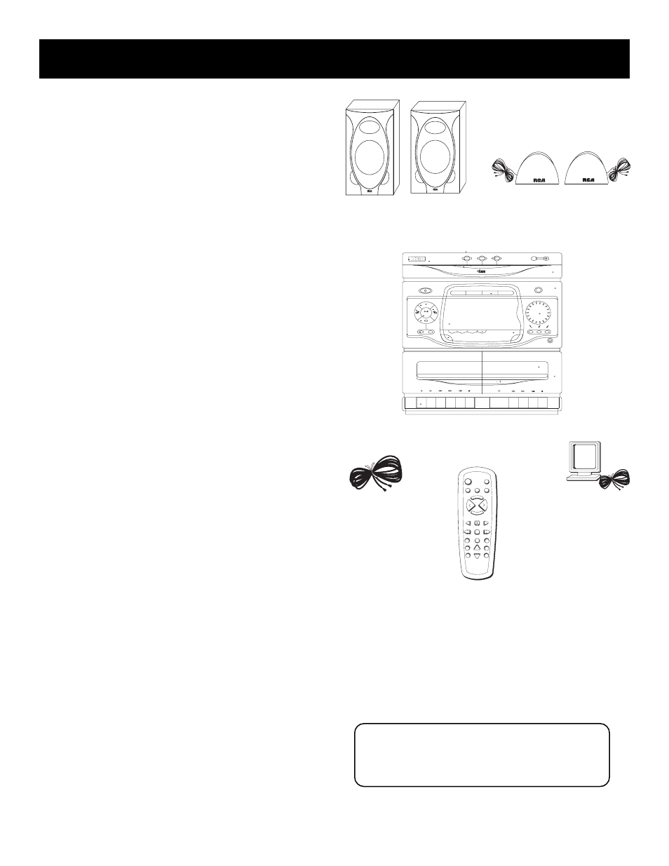 First things first, Unpack the system, Check for moisture | Choose a location, Be a pack rat | RCA RP-9349  ES User Manual | Page 5 / 42
