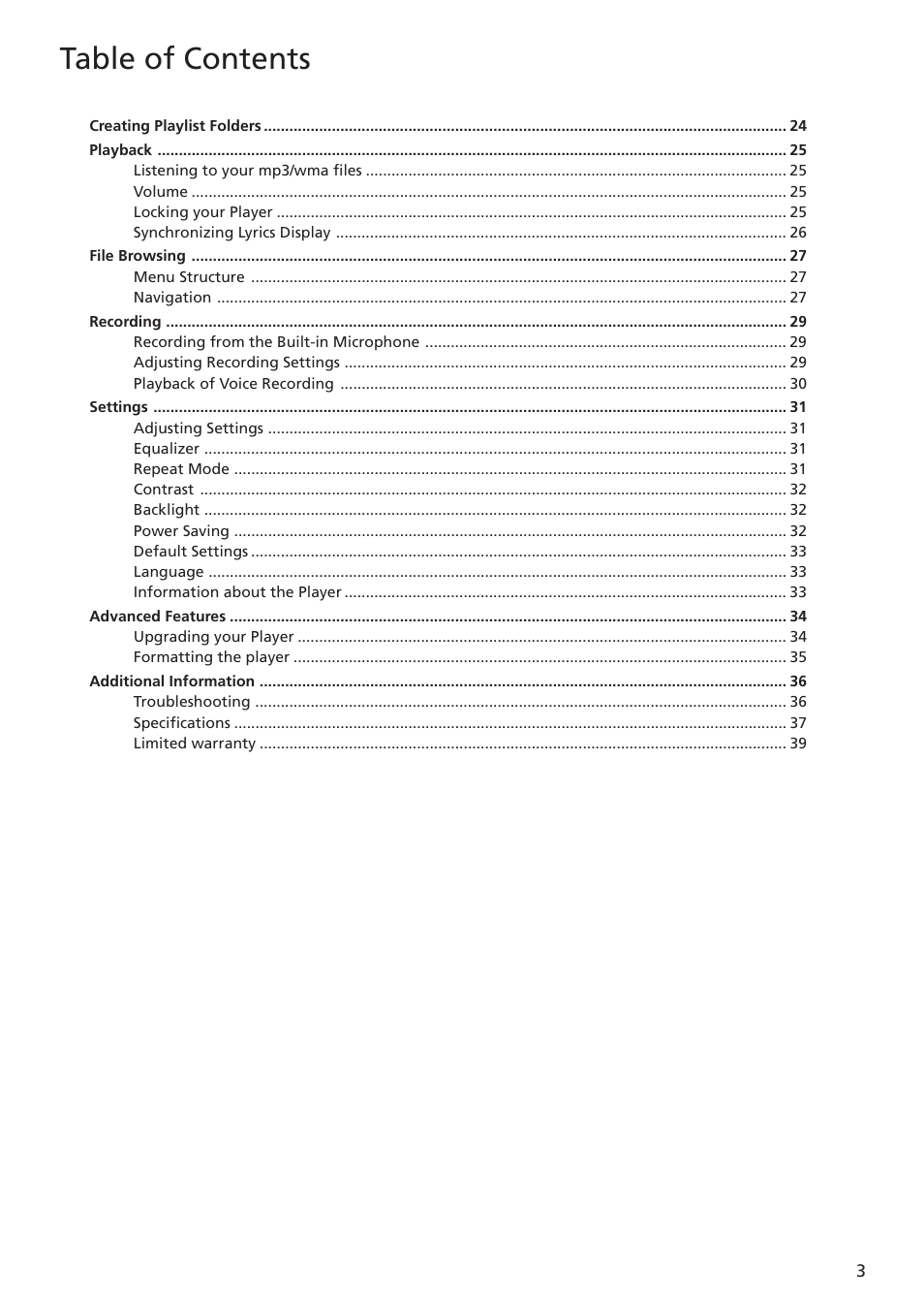 RCA TC1402 User Manual | Page 3 / 40