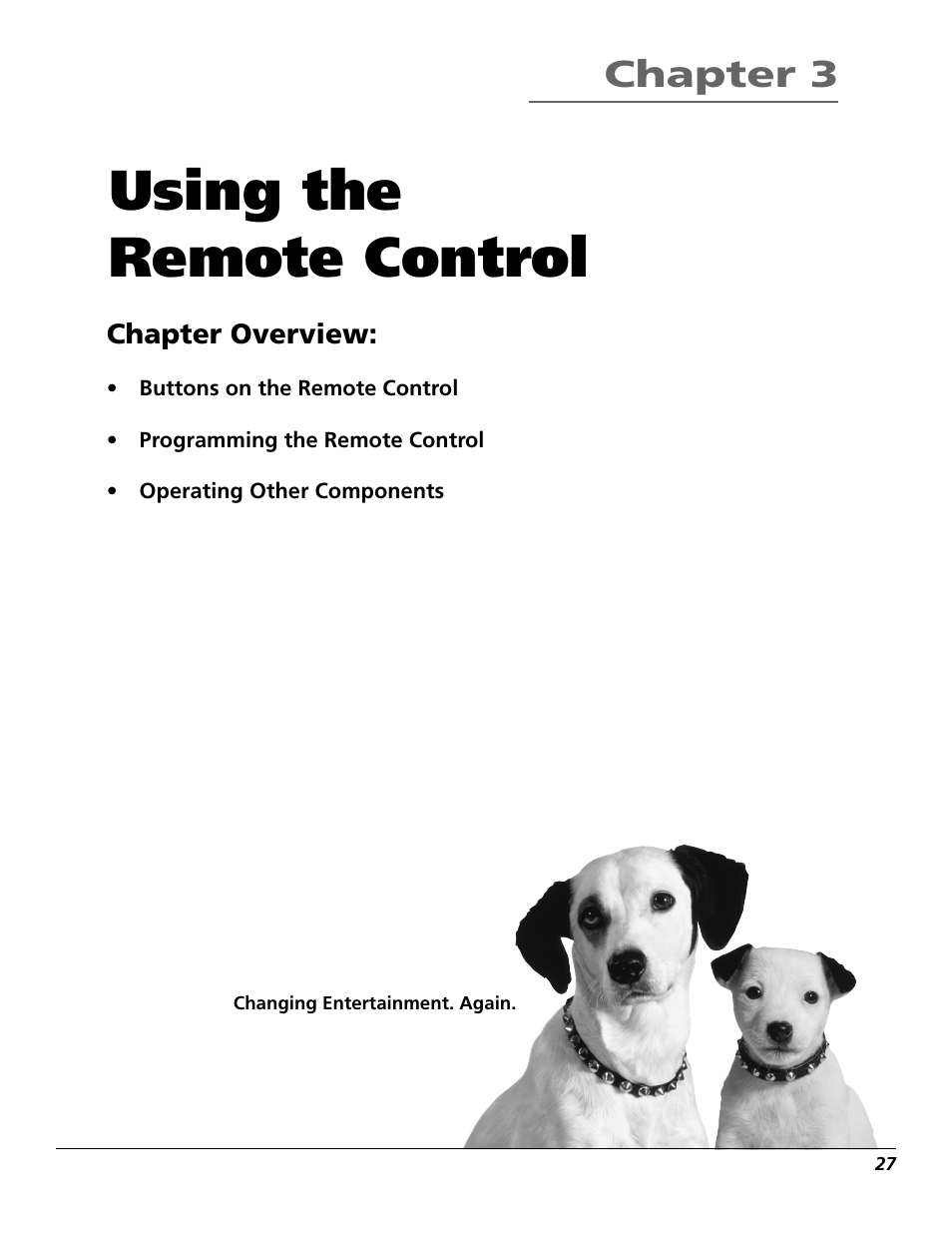 Using the remote control, Chapter 3 | RCA VR708HF User Manual | Page 29 / 68