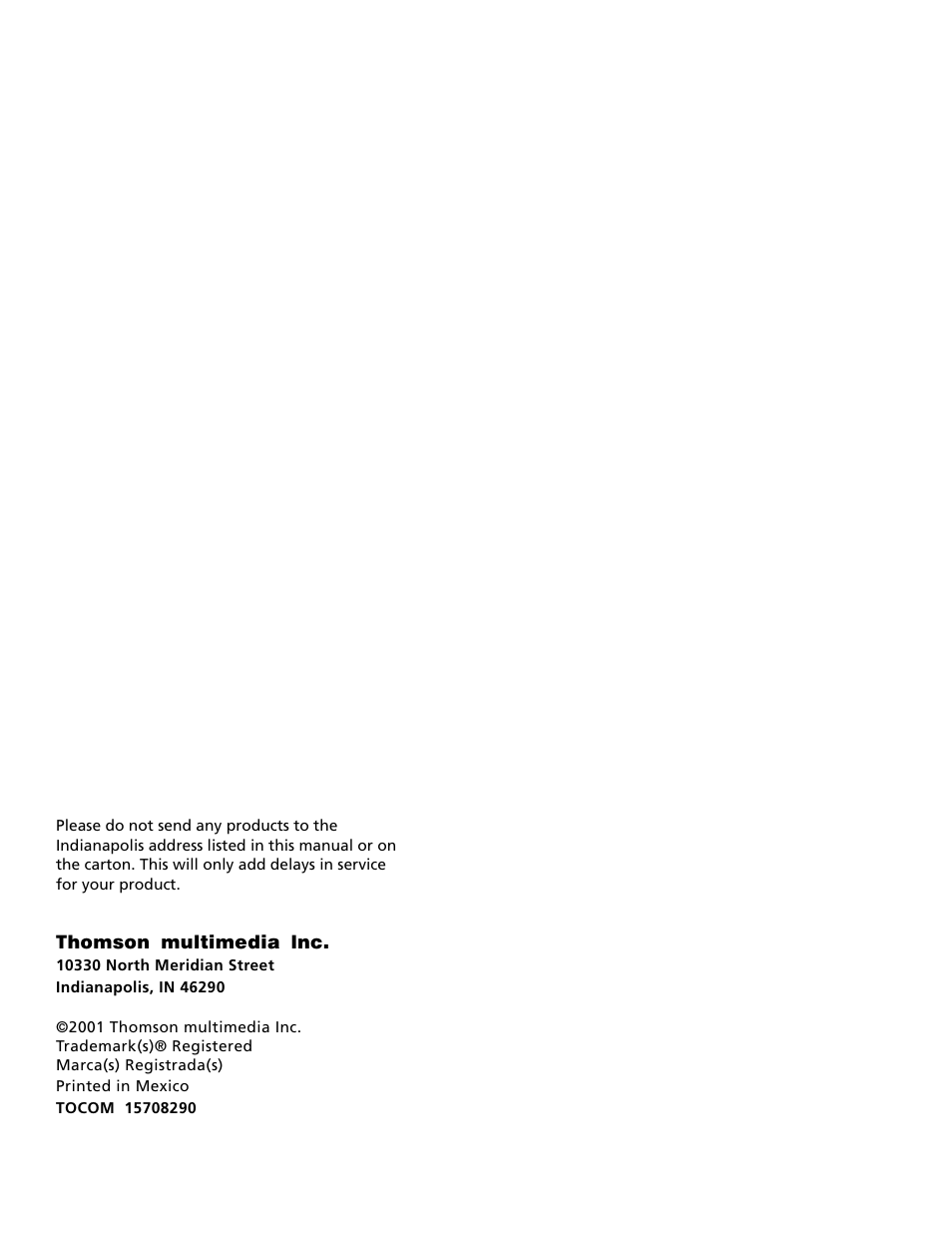 RCA VR708HF User Manual | Page 68 / 68