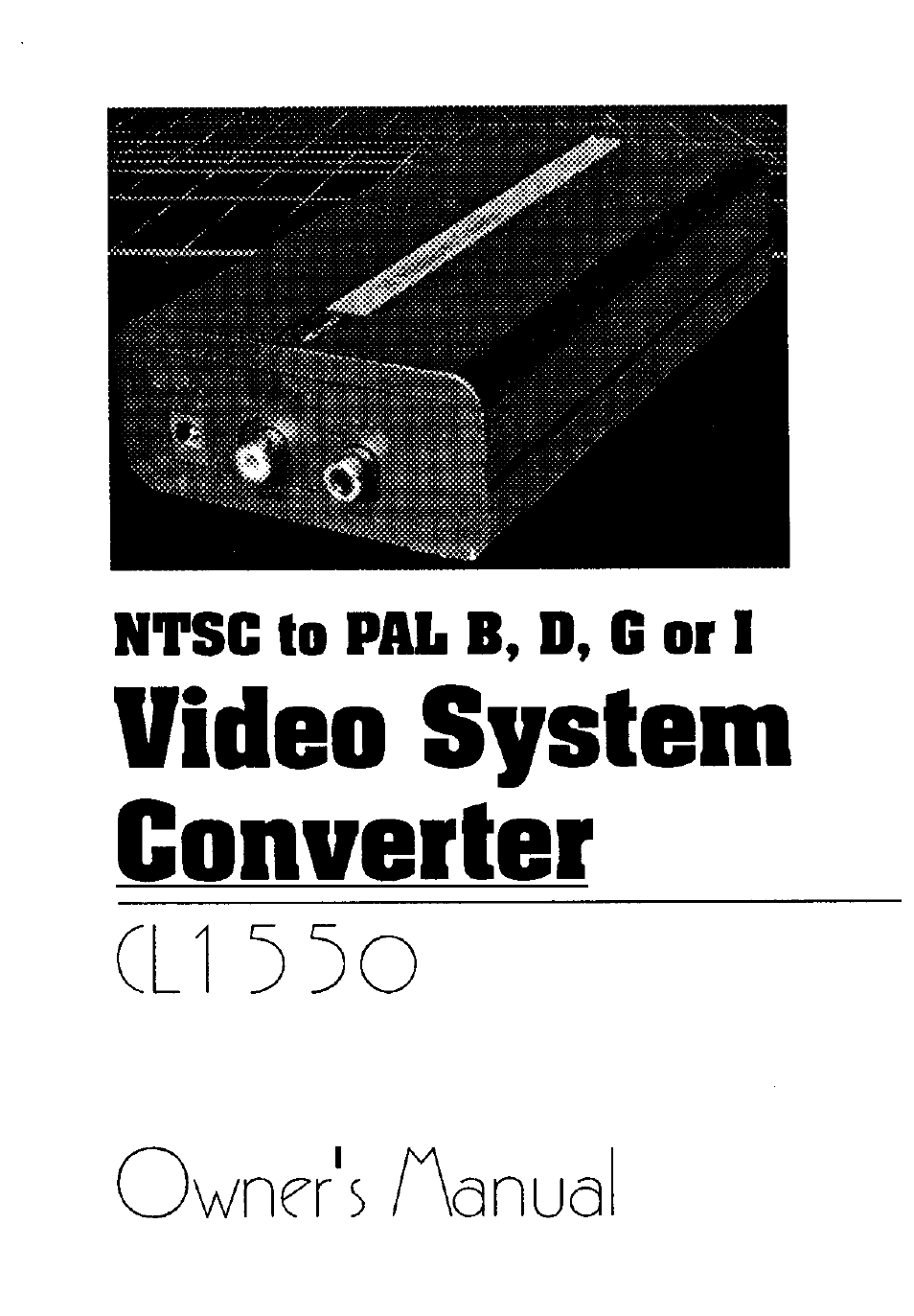 RCA CL1550 User Manual | 7 pages