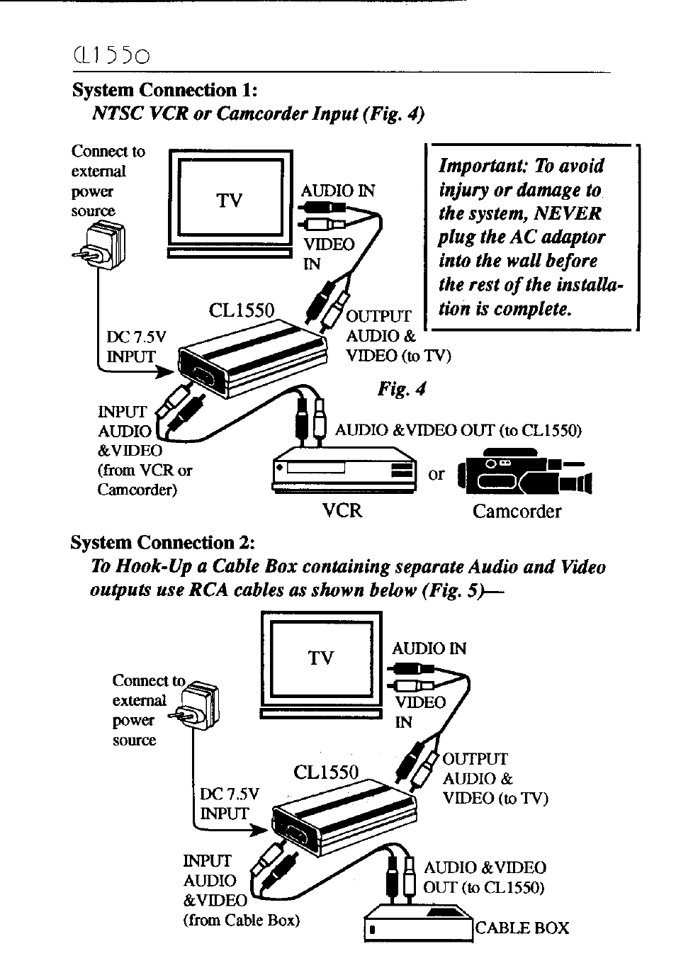 RCA CL1550 User Manual | Page 4 / 7