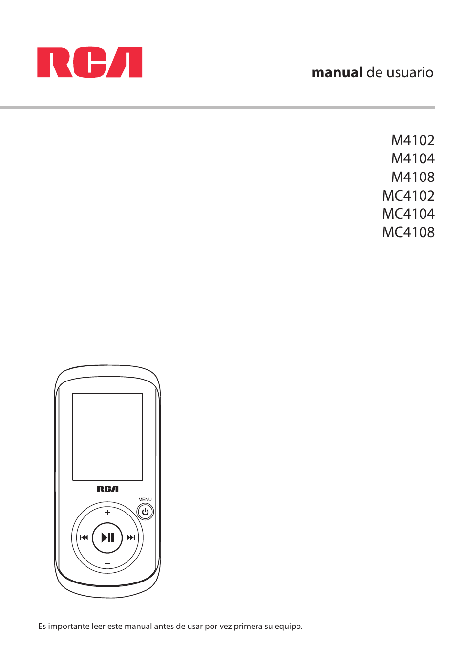 RCA M4104 User Manual | Page 30 / 87