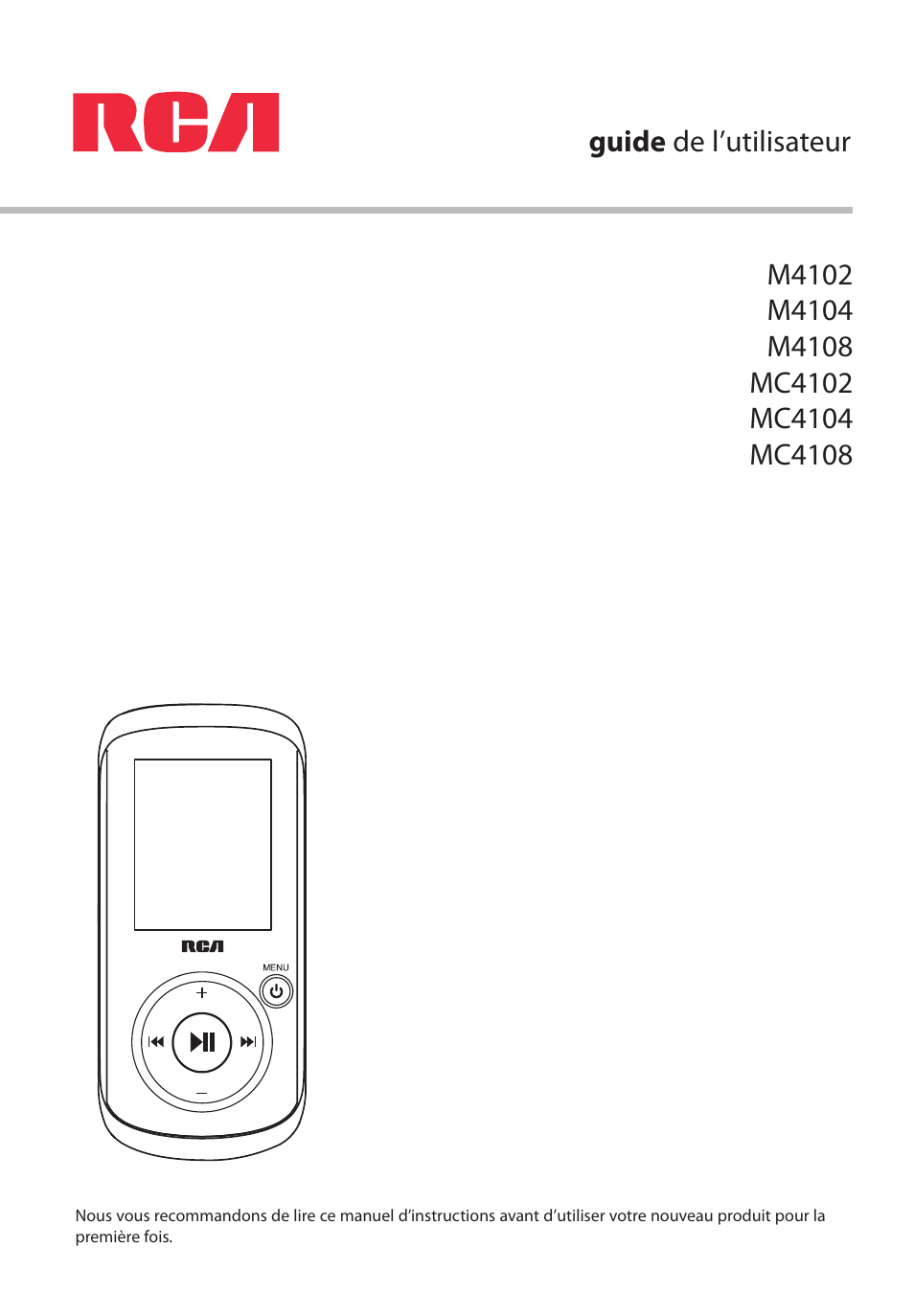 RCA M4104 User Manual | Page 59 / 87