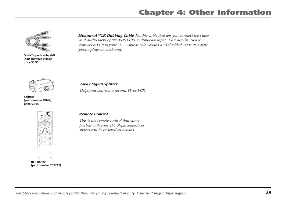 Chapter 4: other information | RCA Frost LIFE131 User Manual | Page 31 / 32